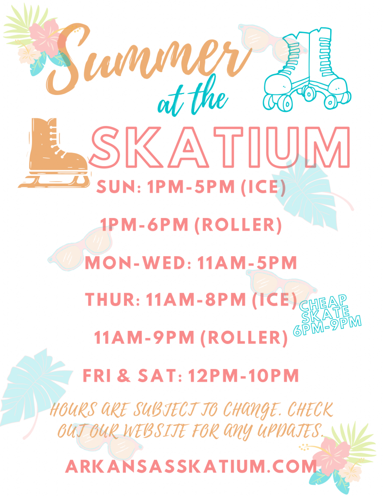 Schedule & Events Arkansas Skatium Little Rock, AR