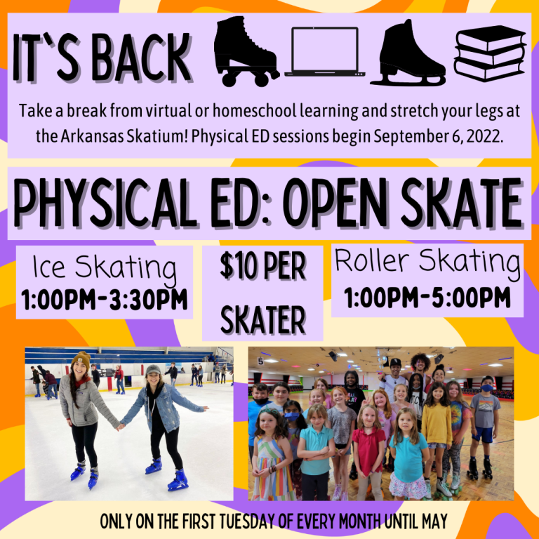 Schedule & Events Arkansas Skatium Little Rock, AR